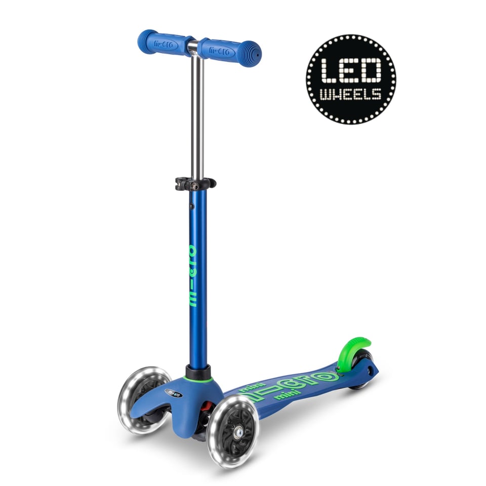 Mini Micro Step Deluxe LED Blauw/groen