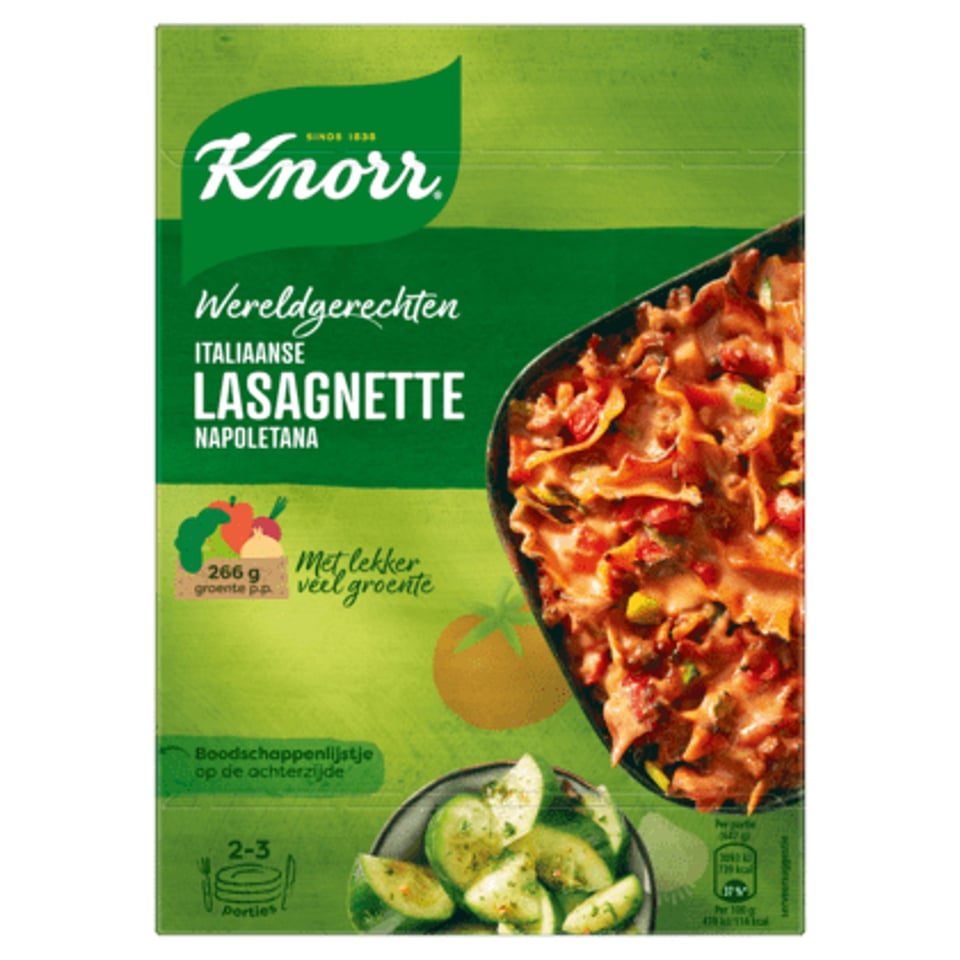 Knorr Wereldgerecht Lasagnette Napoletana