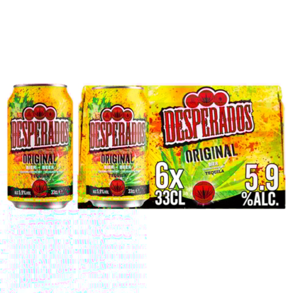 Desperados Original Bier Blik 6x33cl