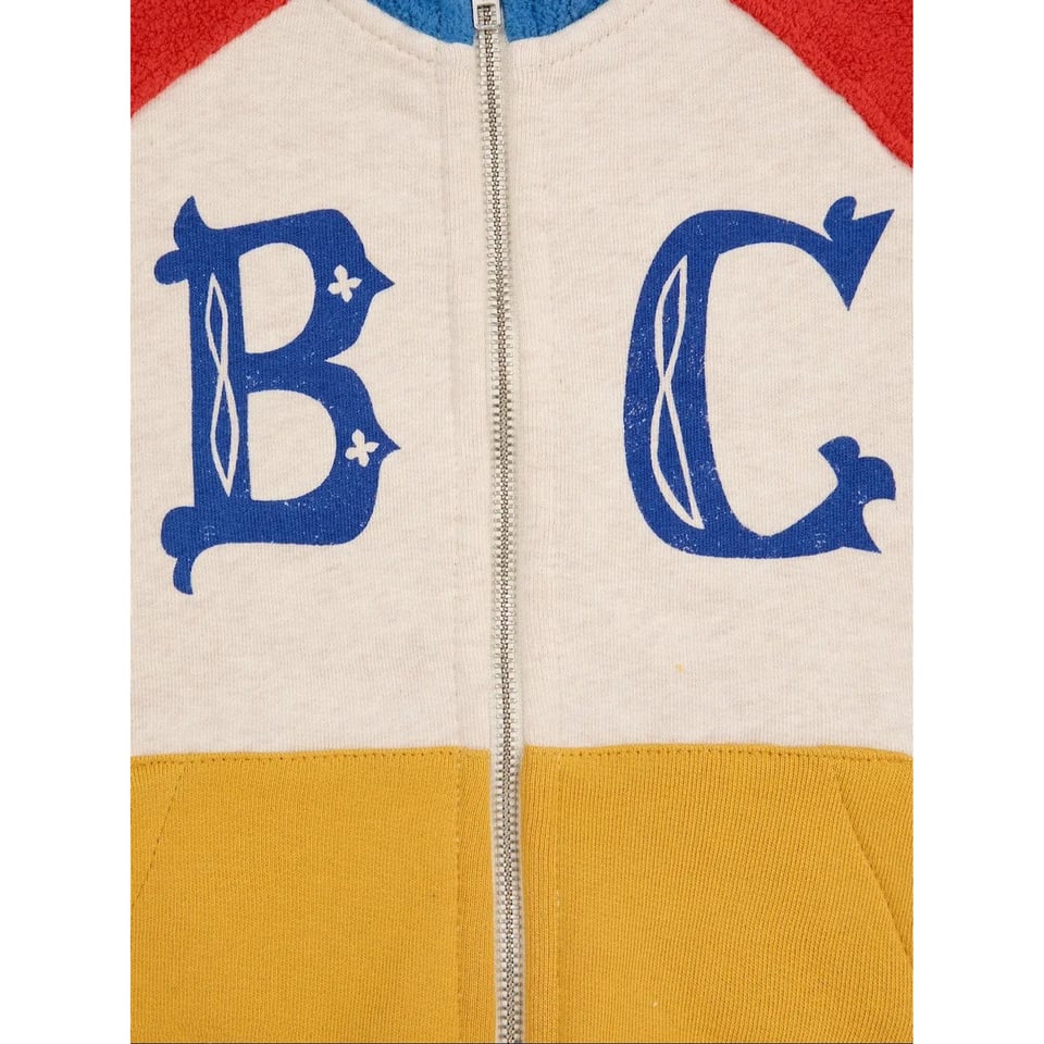 Bobo Choses B.C Vintage Color Block Zipped Sweatshirt