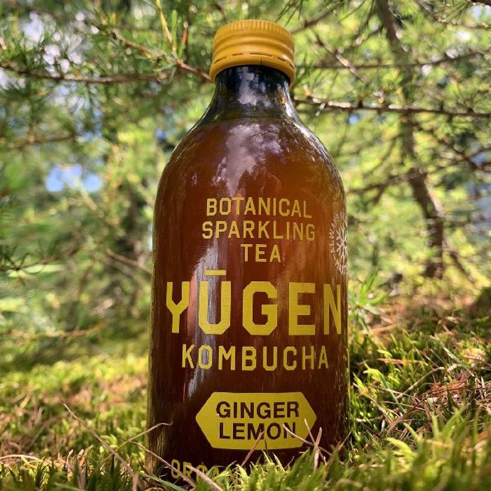 Ginger Lemon Kombucha YUGEN 325ml