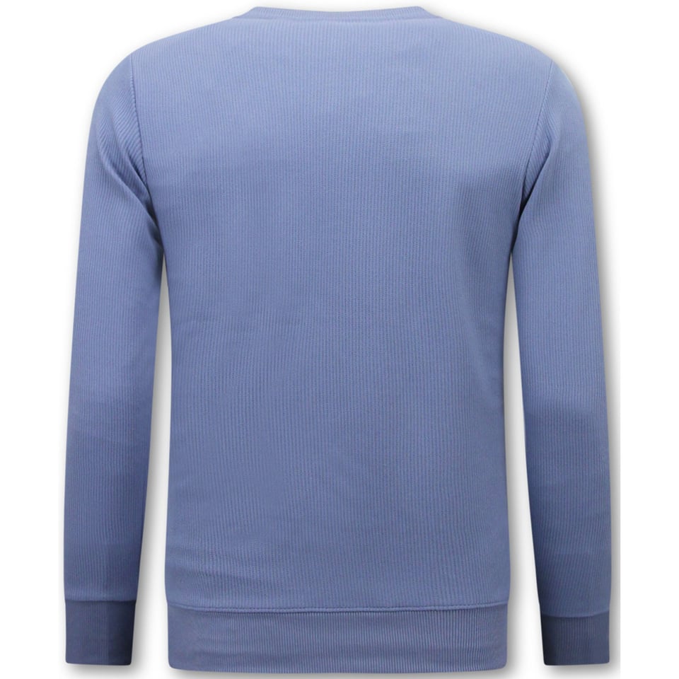 Mannen Sweater ICON - Heren Trui - Blauw