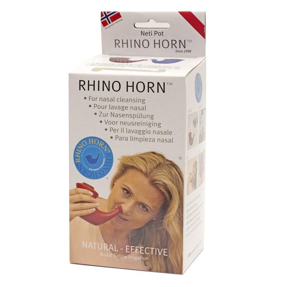 Rhino Horn Neusspoeler Rood 1st