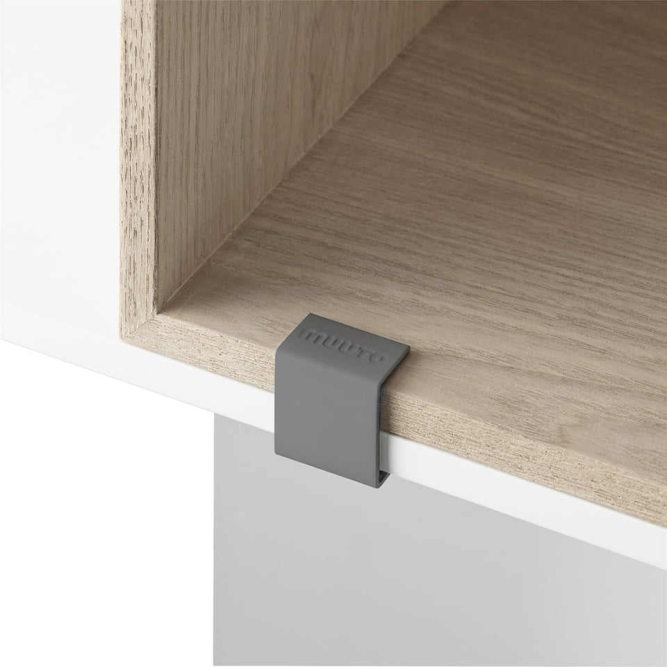 Mini Stacked 2.0 Clip Set of 5 Grey