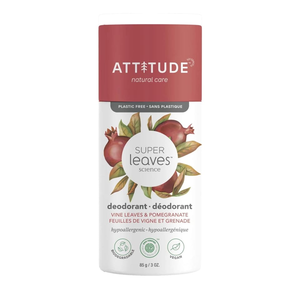 Attitude Super Leaves Deodorant - Pomegranate and Green Tea