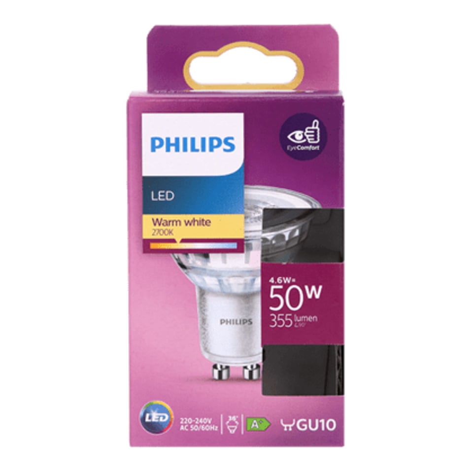 Philips LED 50W Spot GU10 Niet Dimbaar