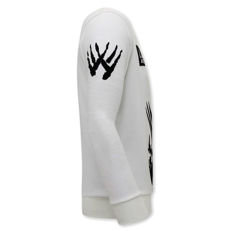Heren Sweater Met Print - Wolverine - Beige