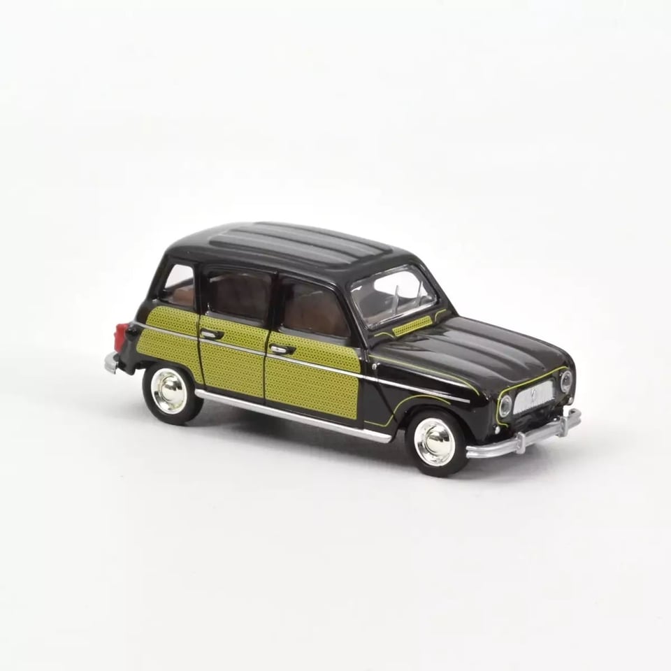 Renault 4 Parisienne 1963 Black and Yellow 1:54