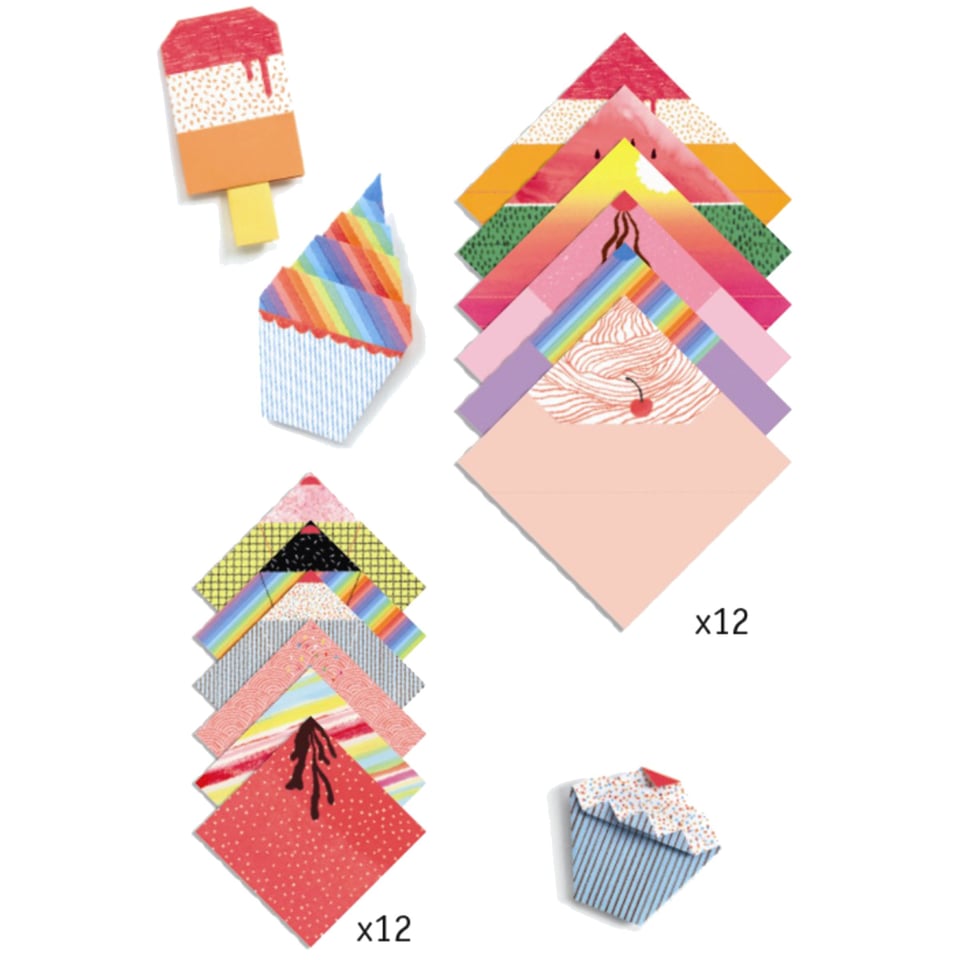 Djeco Knutselpakket Eenvoudige Origami Lekkernijen