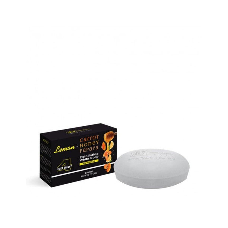A3 Lemon Carrot Honey and Papay Exfoliant White Soap 200 g