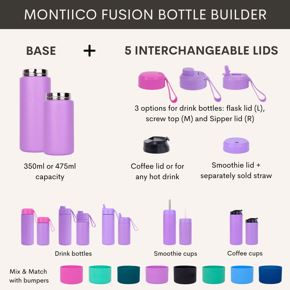 Montii Fusion Thermos Fles 350 Ml - Small