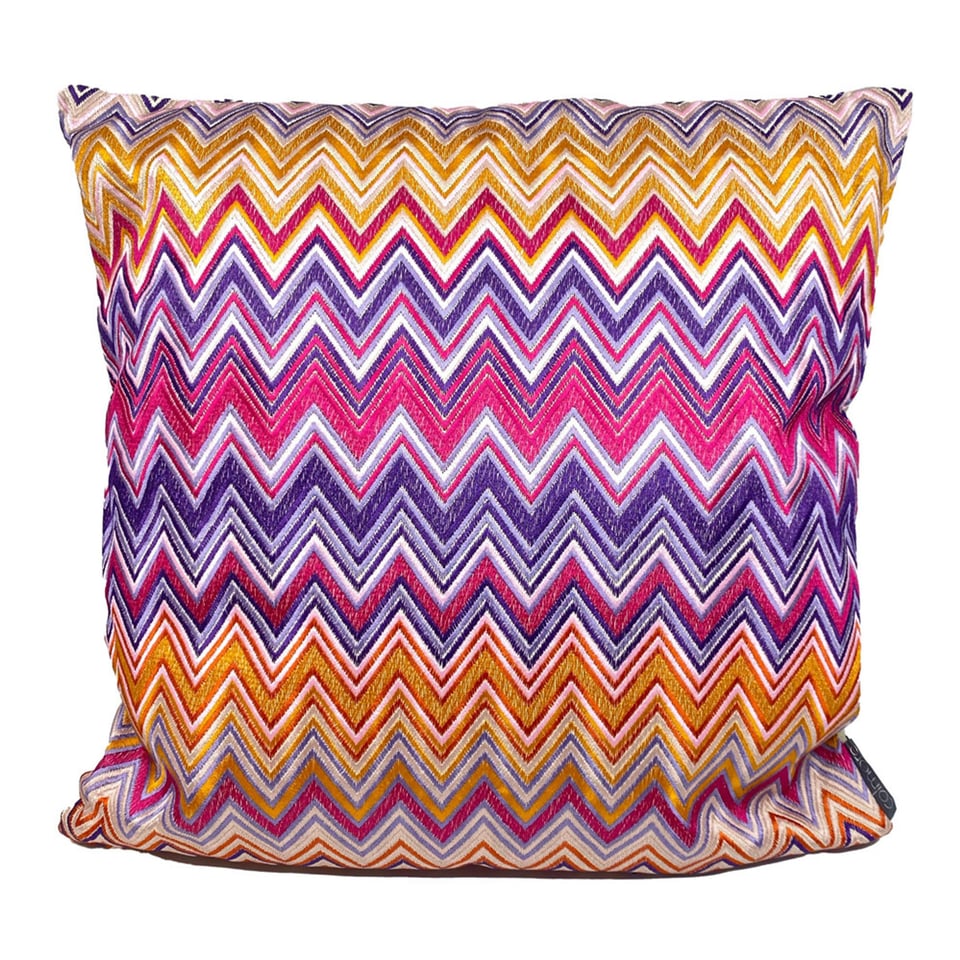 Sierkussen Chevron Roze Multicolor Katoen 50x50cm