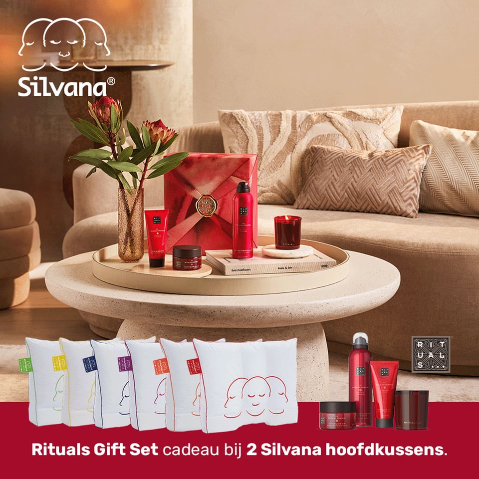 Silvana Support Royale Hoofdkussen Set ( 50x70cm) Met Gratis Rituals Gift Box