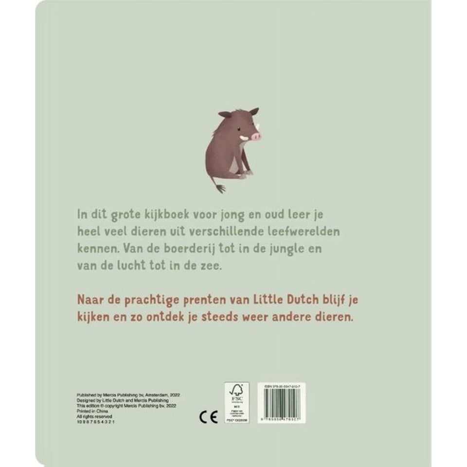 Little Dutch Kartonboek Mijn Eerste Dierenboek