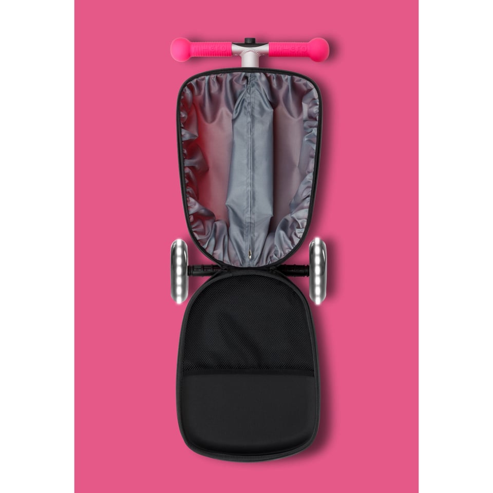 Micro Step Luggage Junior LED Patch & Play Roze