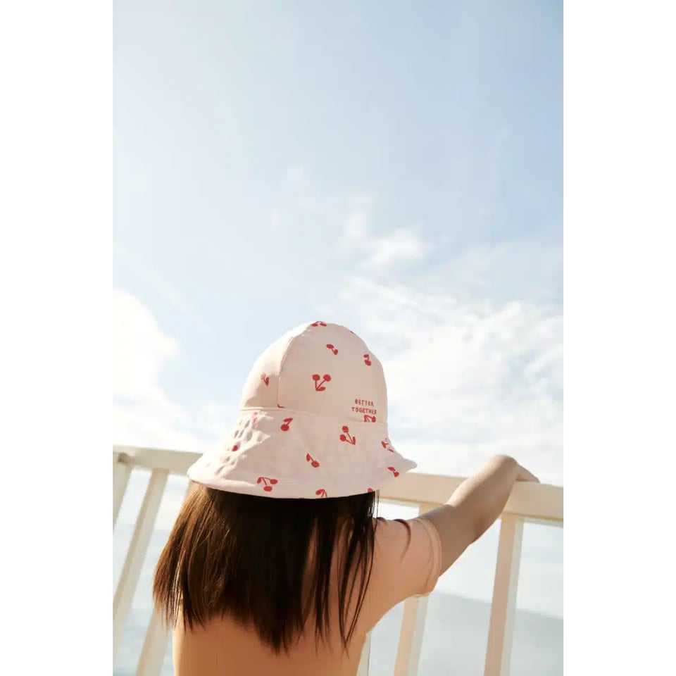 Liewood Josefine Sun Hat Cherries / Apple Blossom