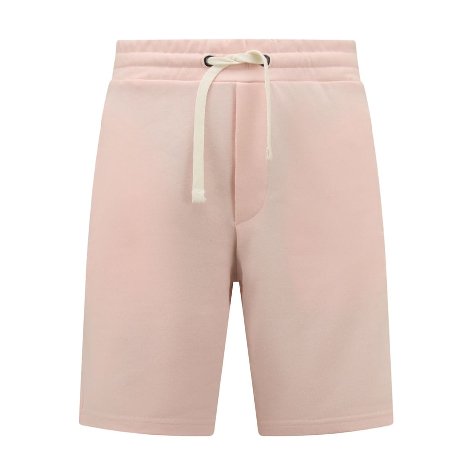 Hoodie Heren Met Rits - Jogging Shorts Heren - SET - Pink