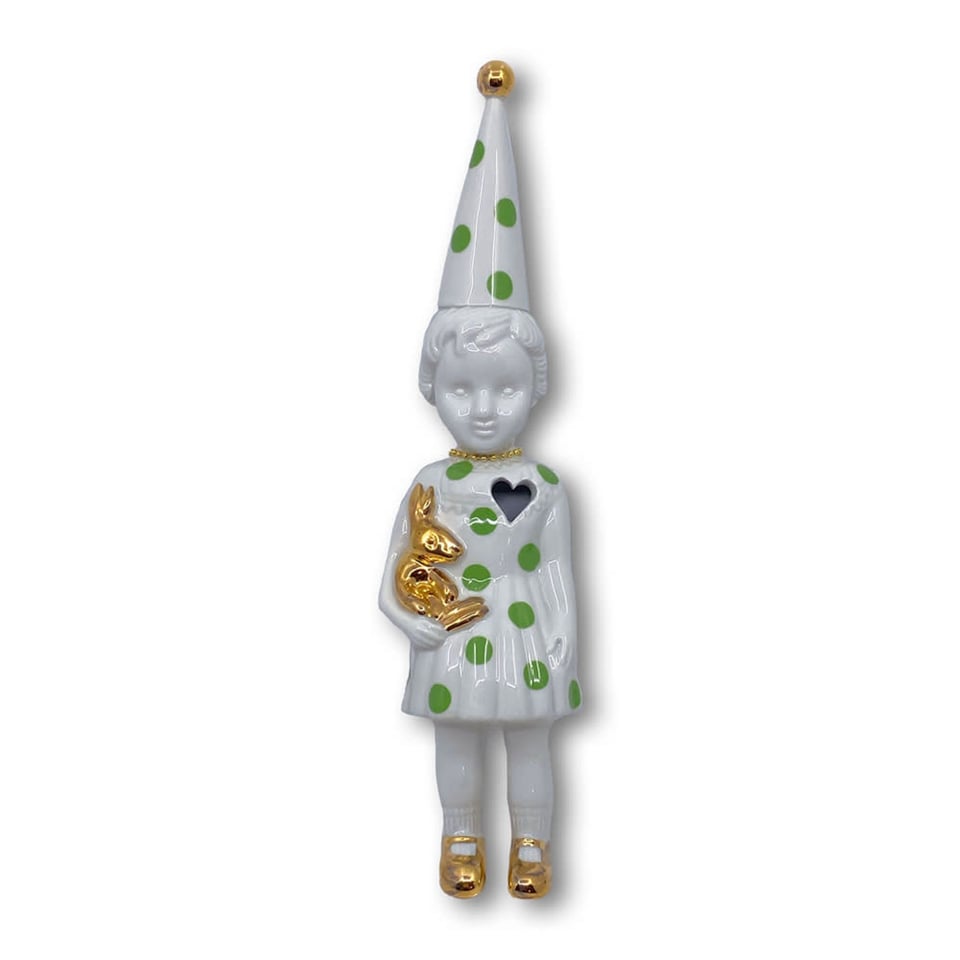 Hanging Around Meisje Polkadots Groen 27cm