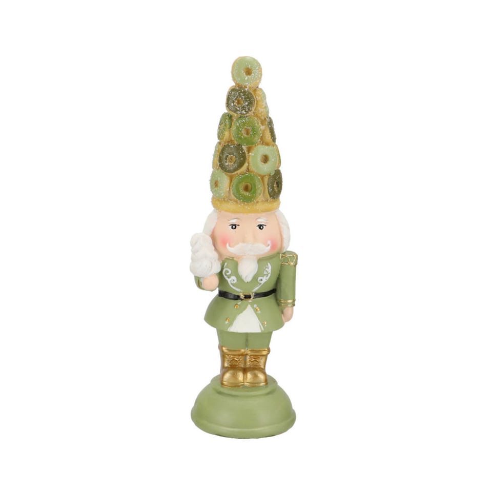 Beeld Notenkraker Candy Green 10x31cm 3 Tinten