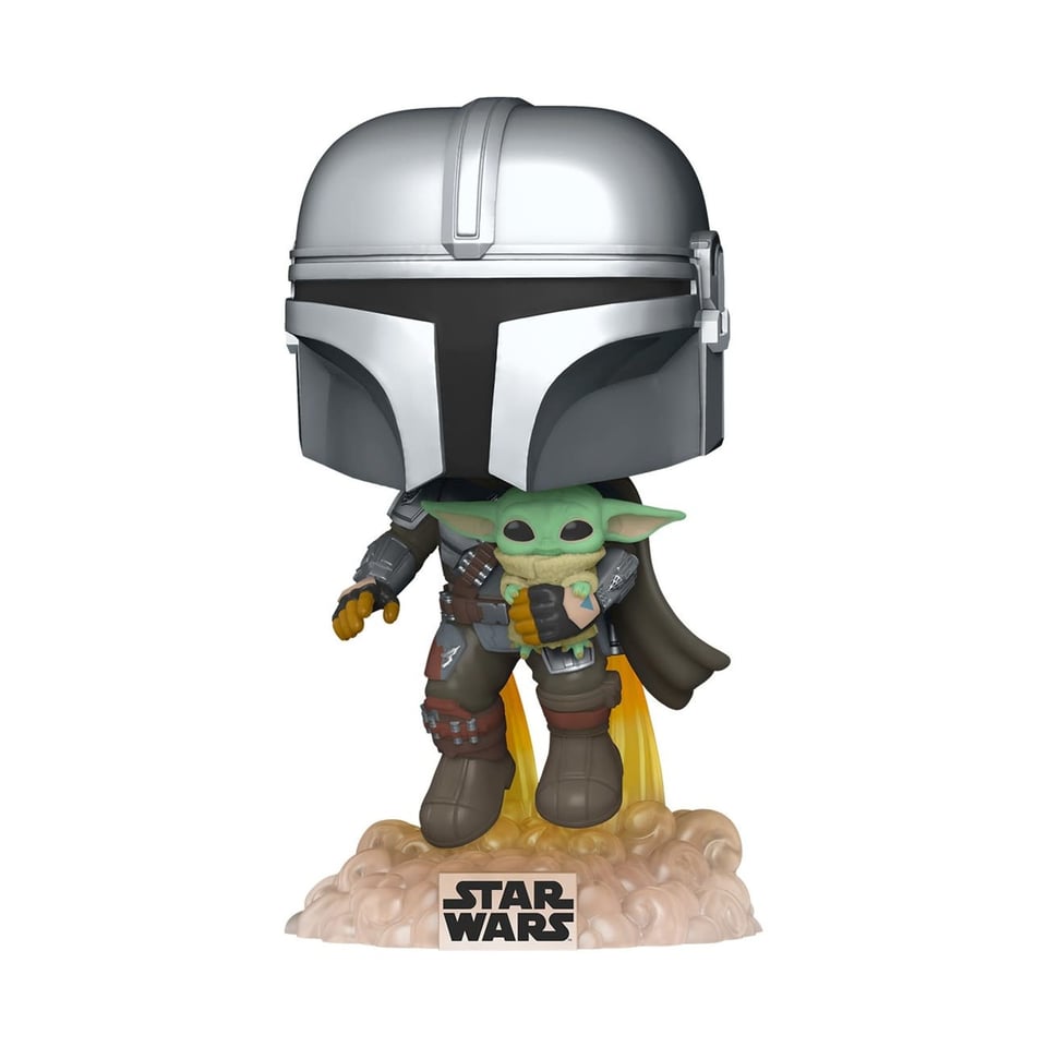 Pop! Star Wars The Mandalorian 402 - The Mandalorian Flying with Jet Pack