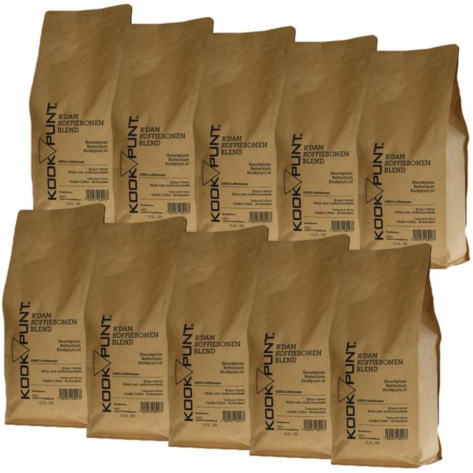 Kookpunt Rotterdam Blend Koffiebonen, 10kg