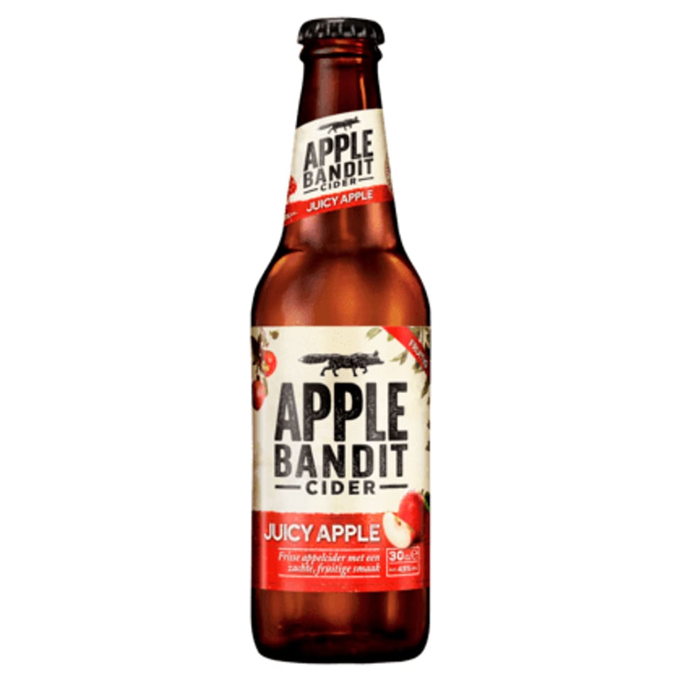 Apple Bandit Cider Juicy Apple Fles
