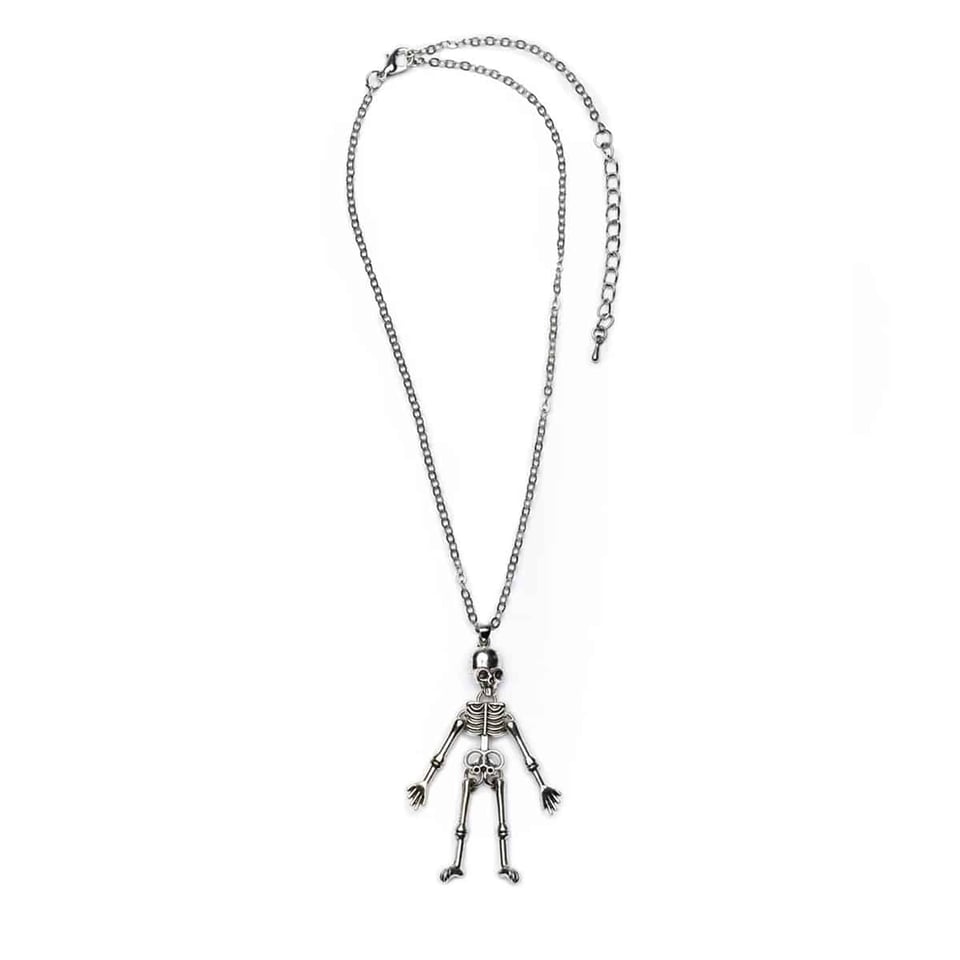 Great Pretenders Spooky Scary Skeleton Necklace