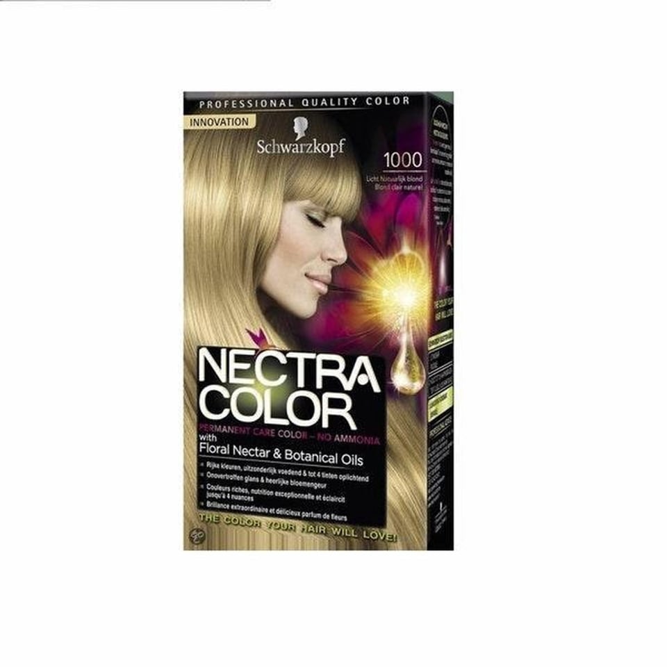 Schwarzkopf Nectra Color 1000 Licht Natuurlijk Blond - Haarverf