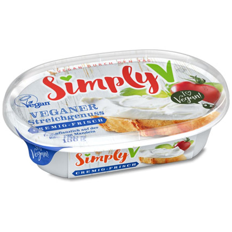 Simply V Vegan Spread Mild Creamy-Fresh 150g *THT 14.04.2025*