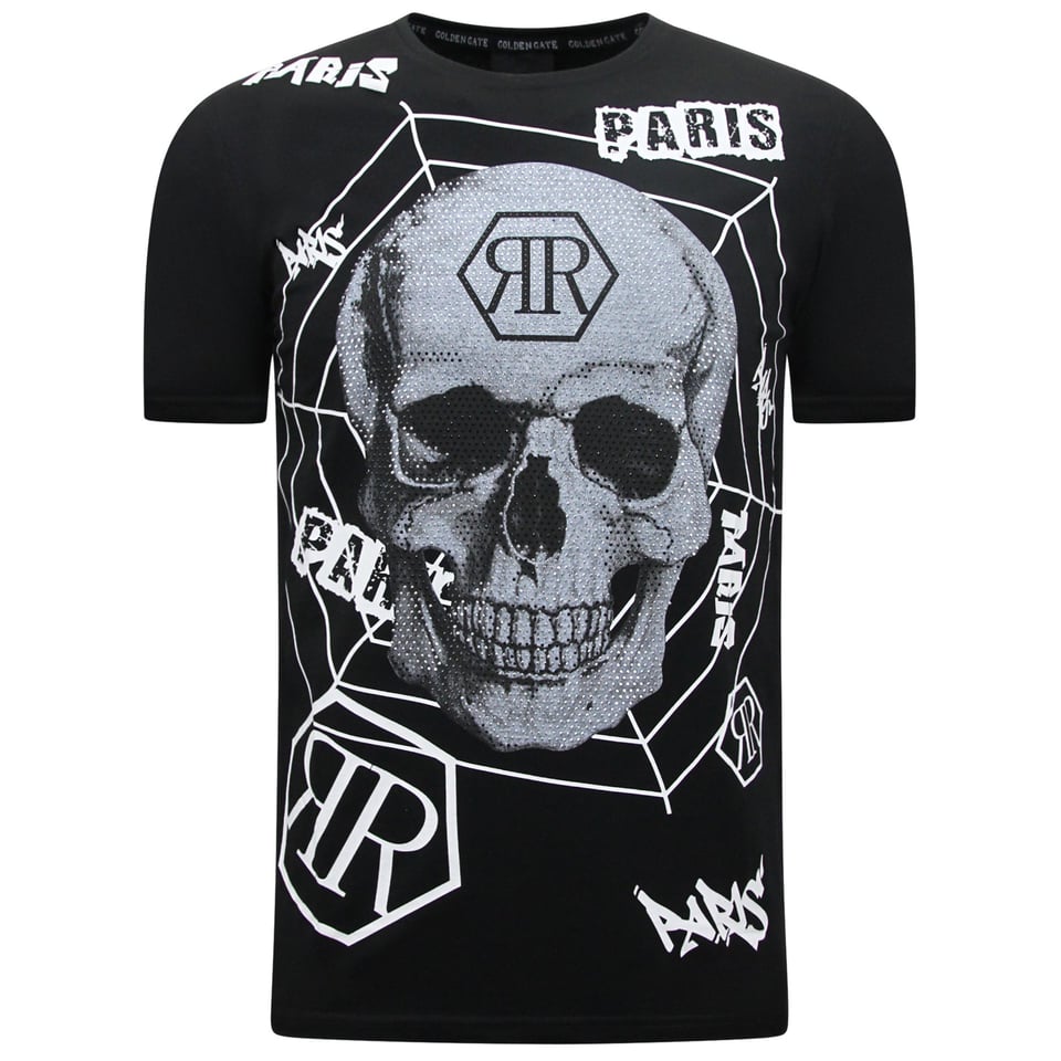 Heren Sets - Skull - Rhinestone - 7968/7969 - Zwart