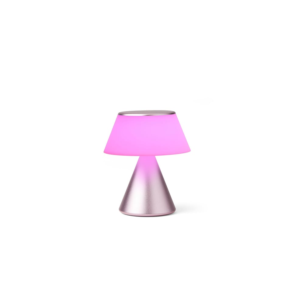 Lamp Luma M Licht Roze