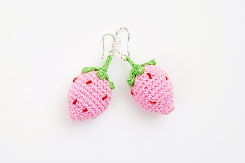 Sweet Strawberry Earrings