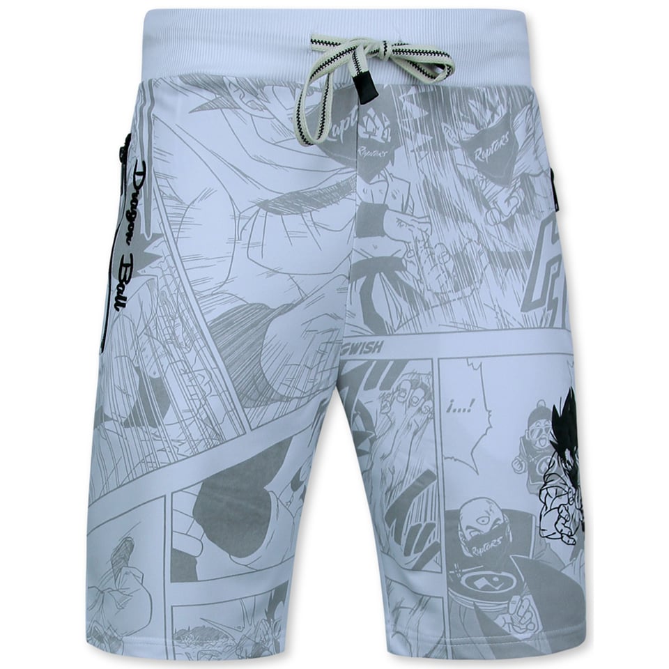 Twinset Dragon Ball - Zomerset Heren - Co Ord Set Dragon Ball - Combisets - 1681 - Wit