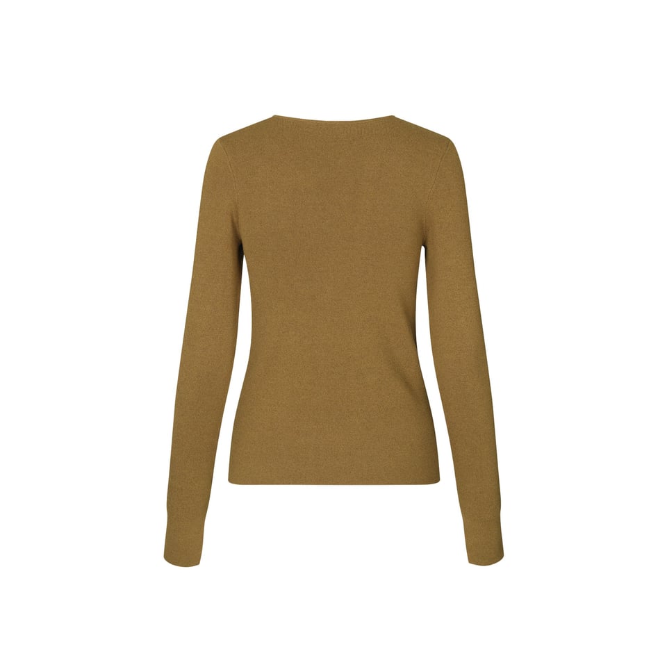 Second Female Menthina Knit V-Neck - Breen