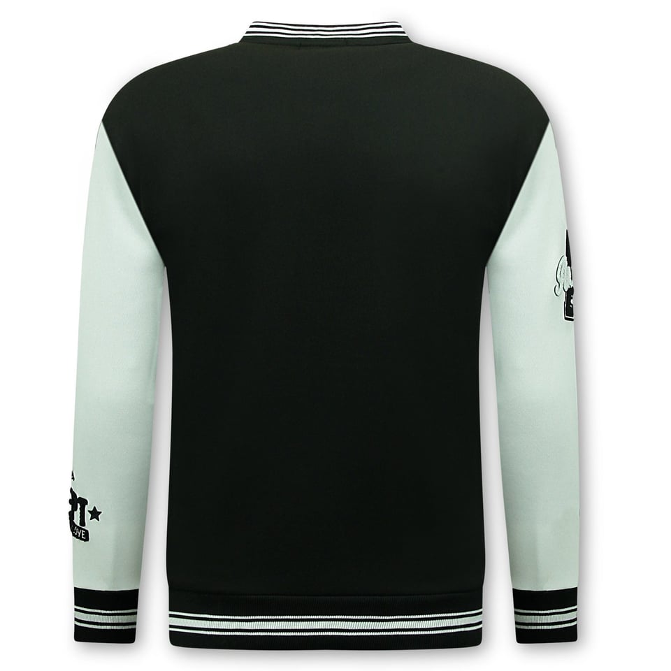 Varsity Vest Heren - Baseball Jas - 903 - Zwart