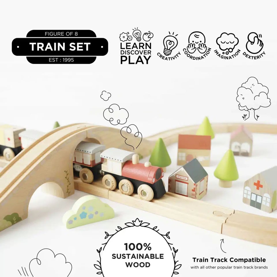 Le Toy Van Figure of 8 Train