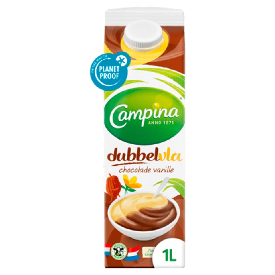 Campina Dubbelvla Chocola Vanille