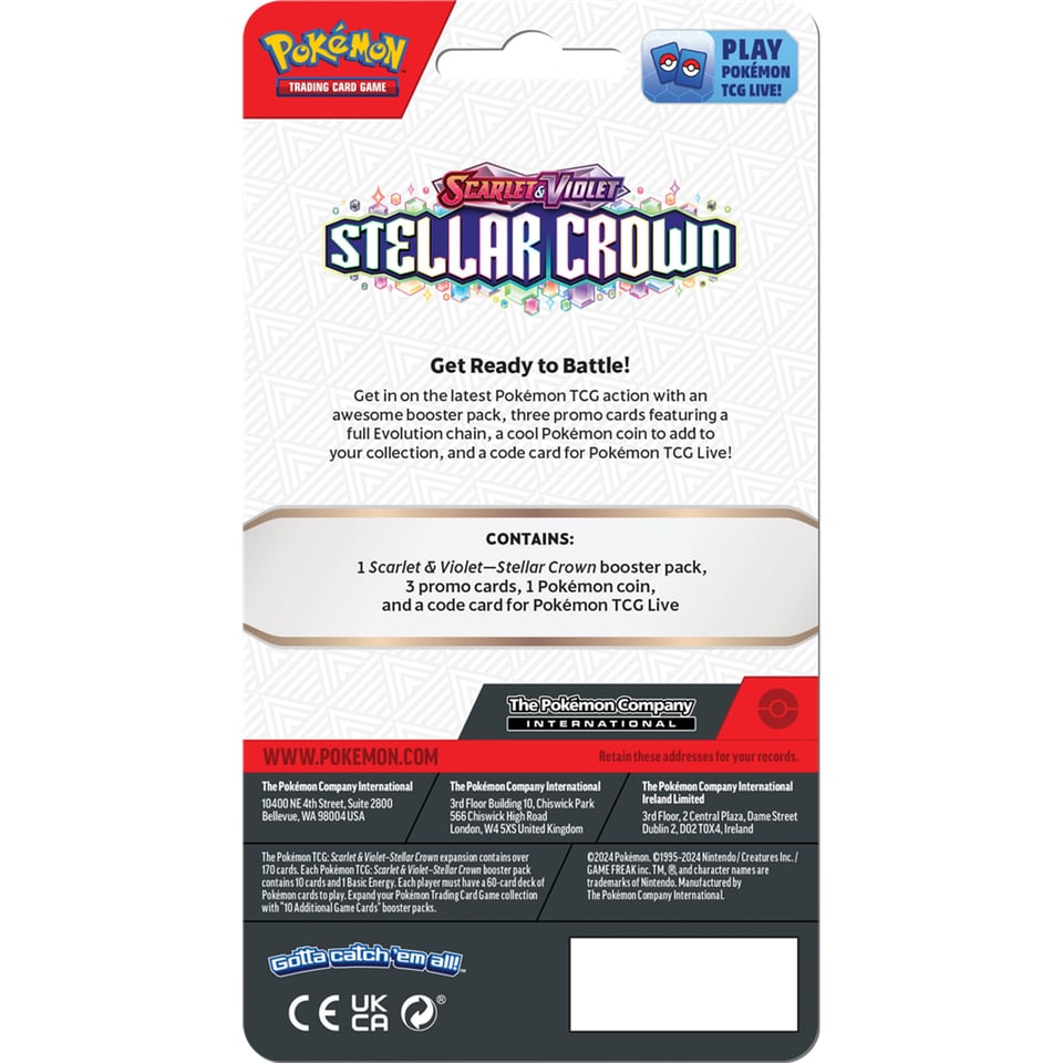 Pokémon Scarlet & Violet Stellar Crown Premium Checklane