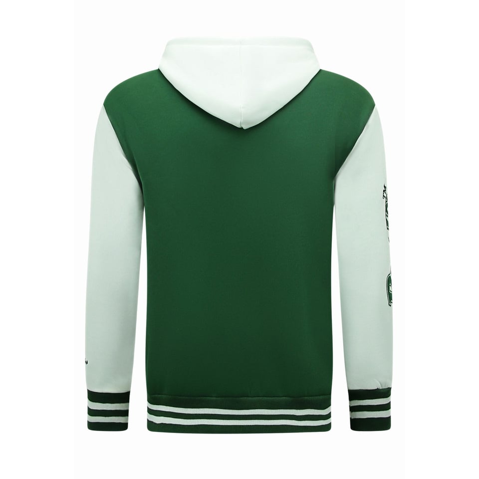 Baseball Vest Met Capuchon - 905 - Groen