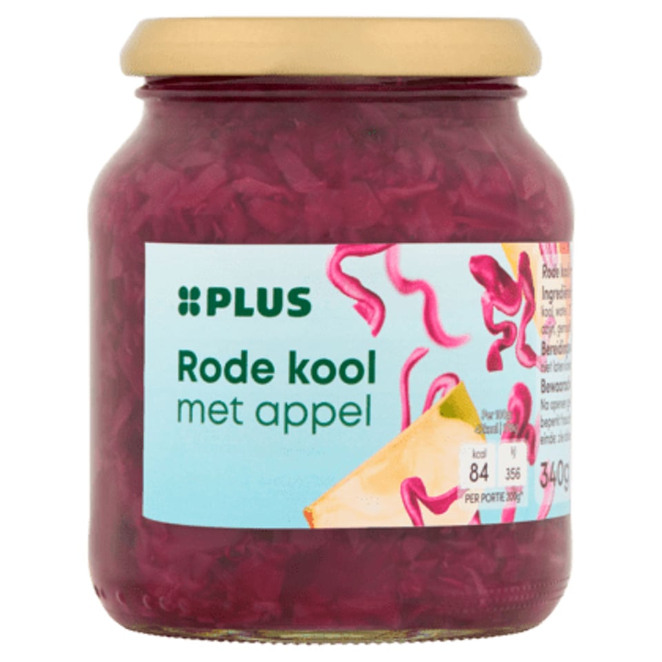 PLUS Rode Kool Met Appel