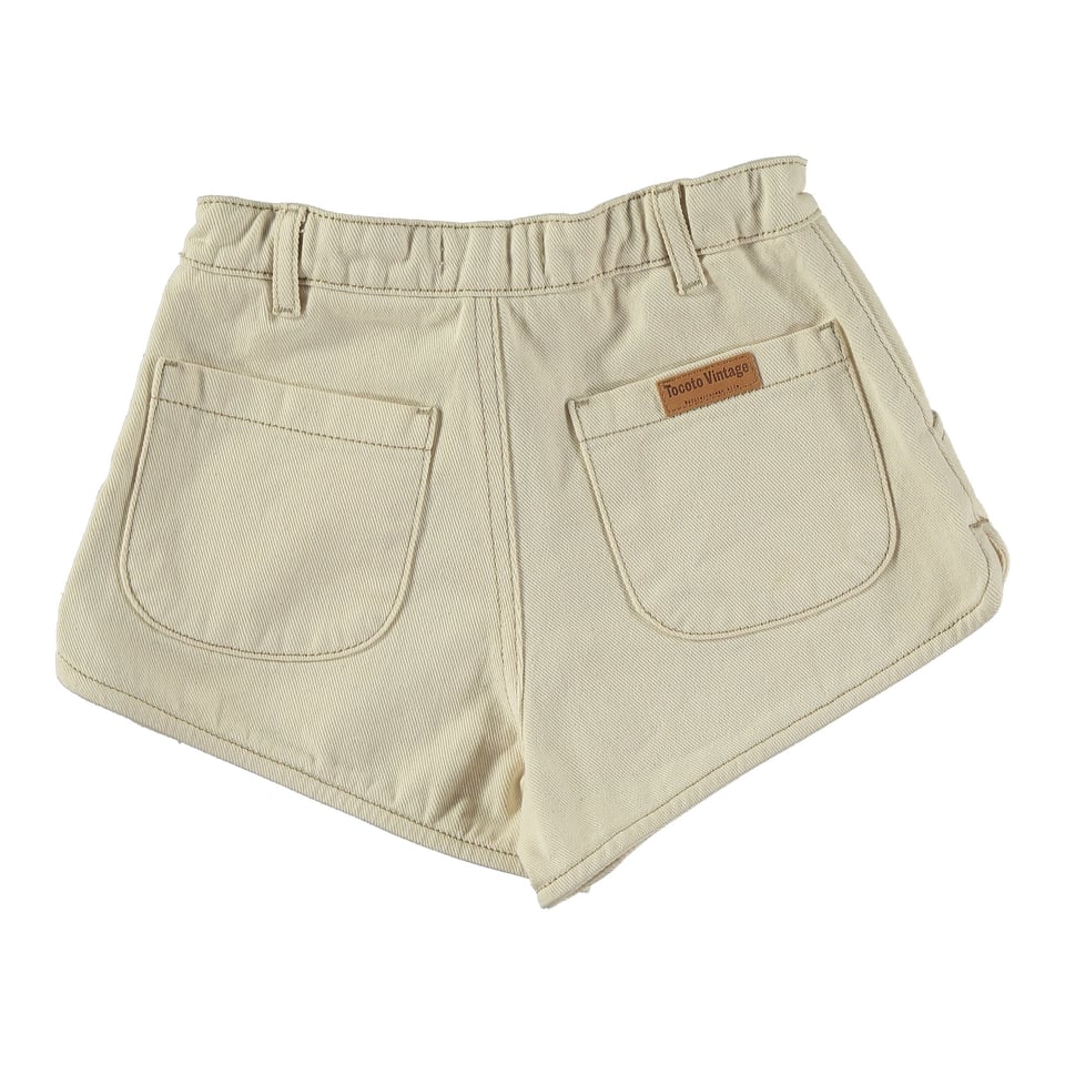 Tocoto Vintage Twill Shorts Off White