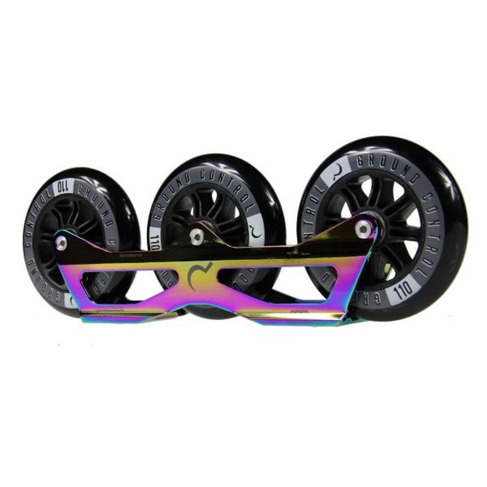 TriSkate Frame V2 110mm 85A Complete Setup Oilslick