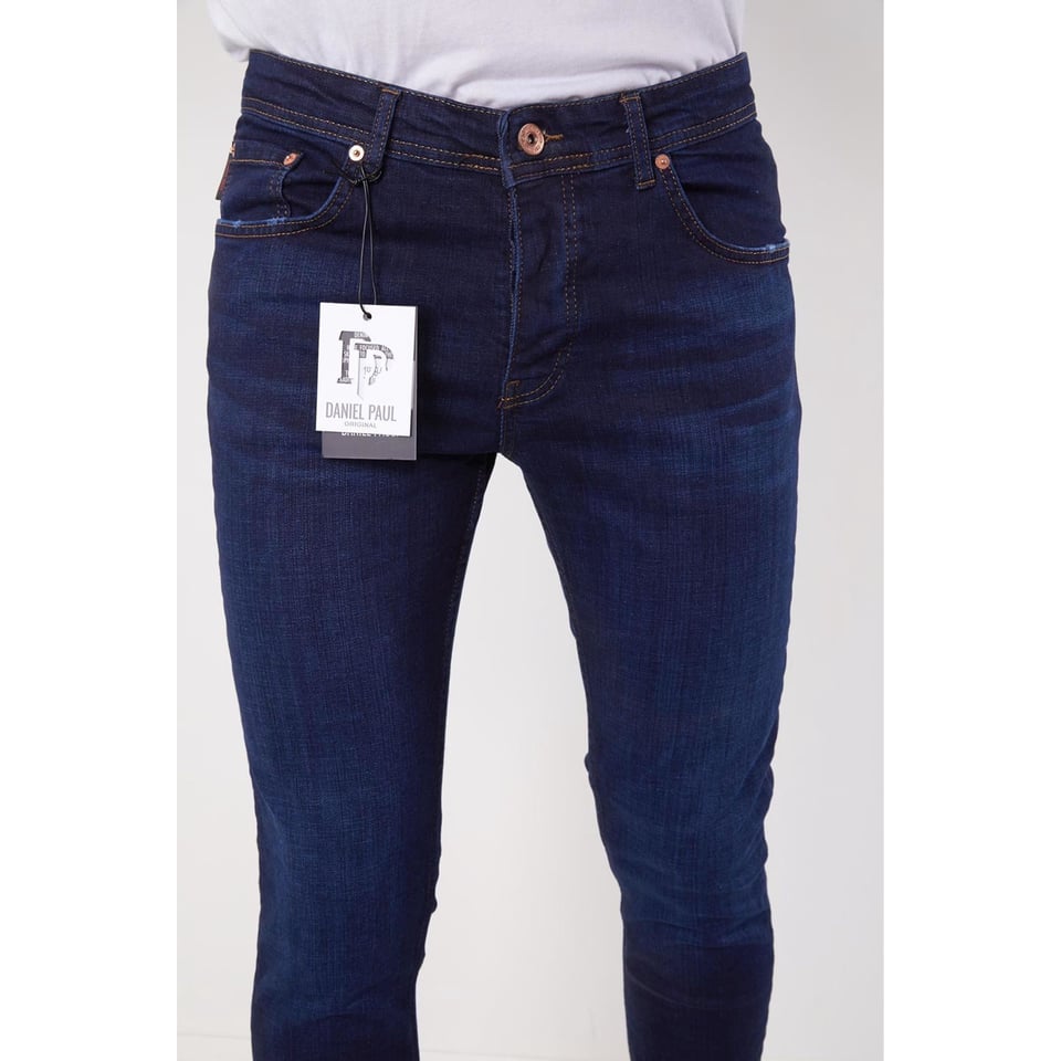 Heren Jeans Slim Fit Navy - 5306 - Donker Blauw