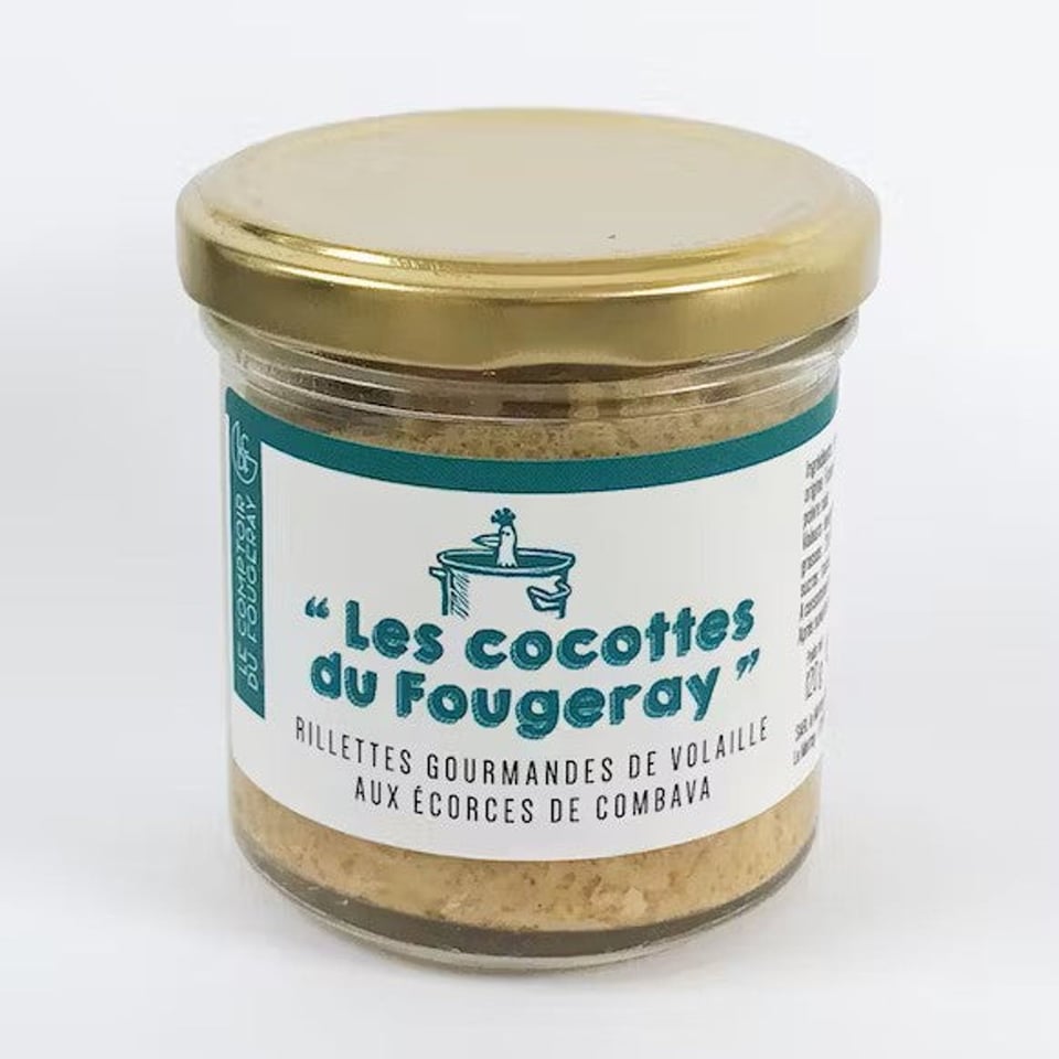 Rillettes de volaille aux écorces de combava