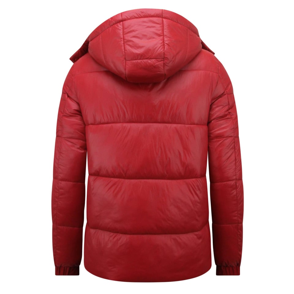 Puffer Jacket - Heren Winterjassen Volwassen - 8055 - Rood