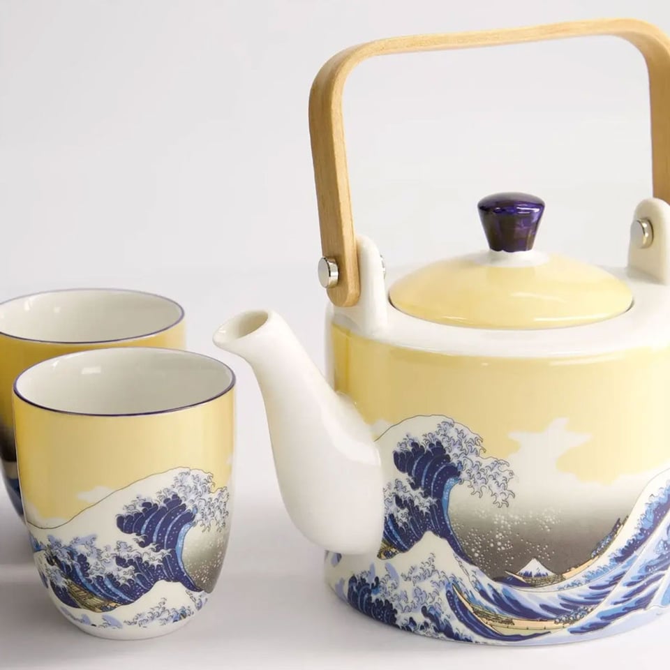 Thee Set Kawaii Hokusai in Cadeau Doos