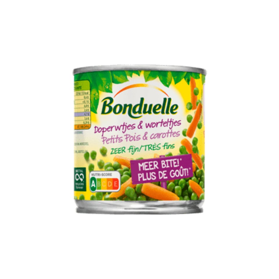 Bonduelle Doperwtjes en Worteltjes
