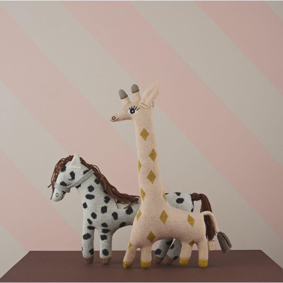 OYOY Darling Cushion - Baby Guggy Giraffe 