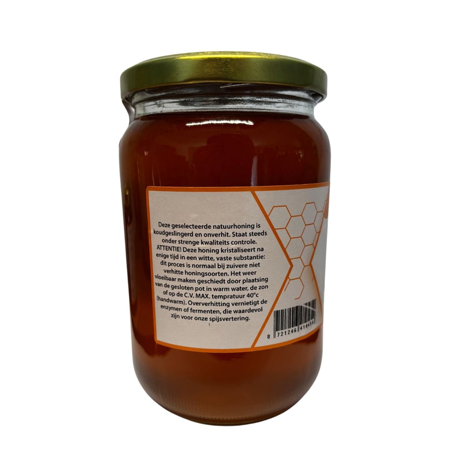 Roze tijmhoning 900g Spanje Honingwinkel (vloeibaar)
