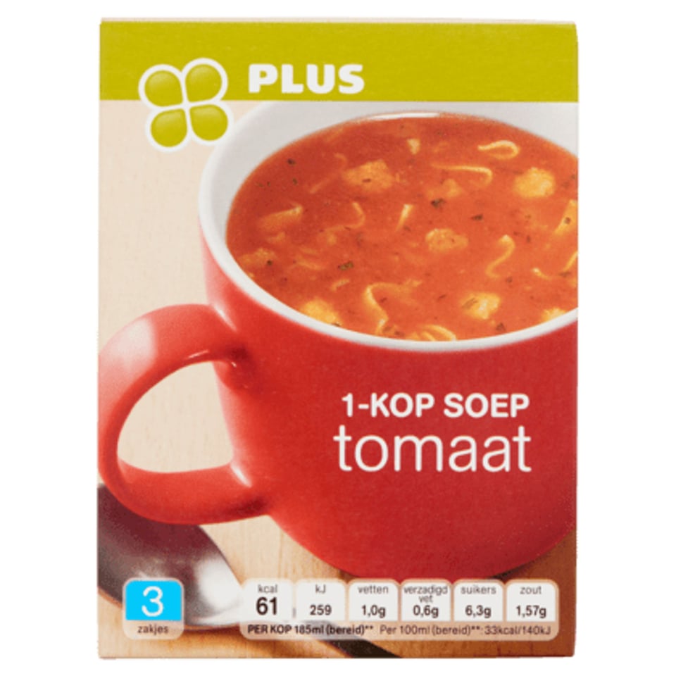 PLUS 1-Kop Soep Tomaat